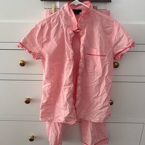 J. Crew Pink Pajama Set